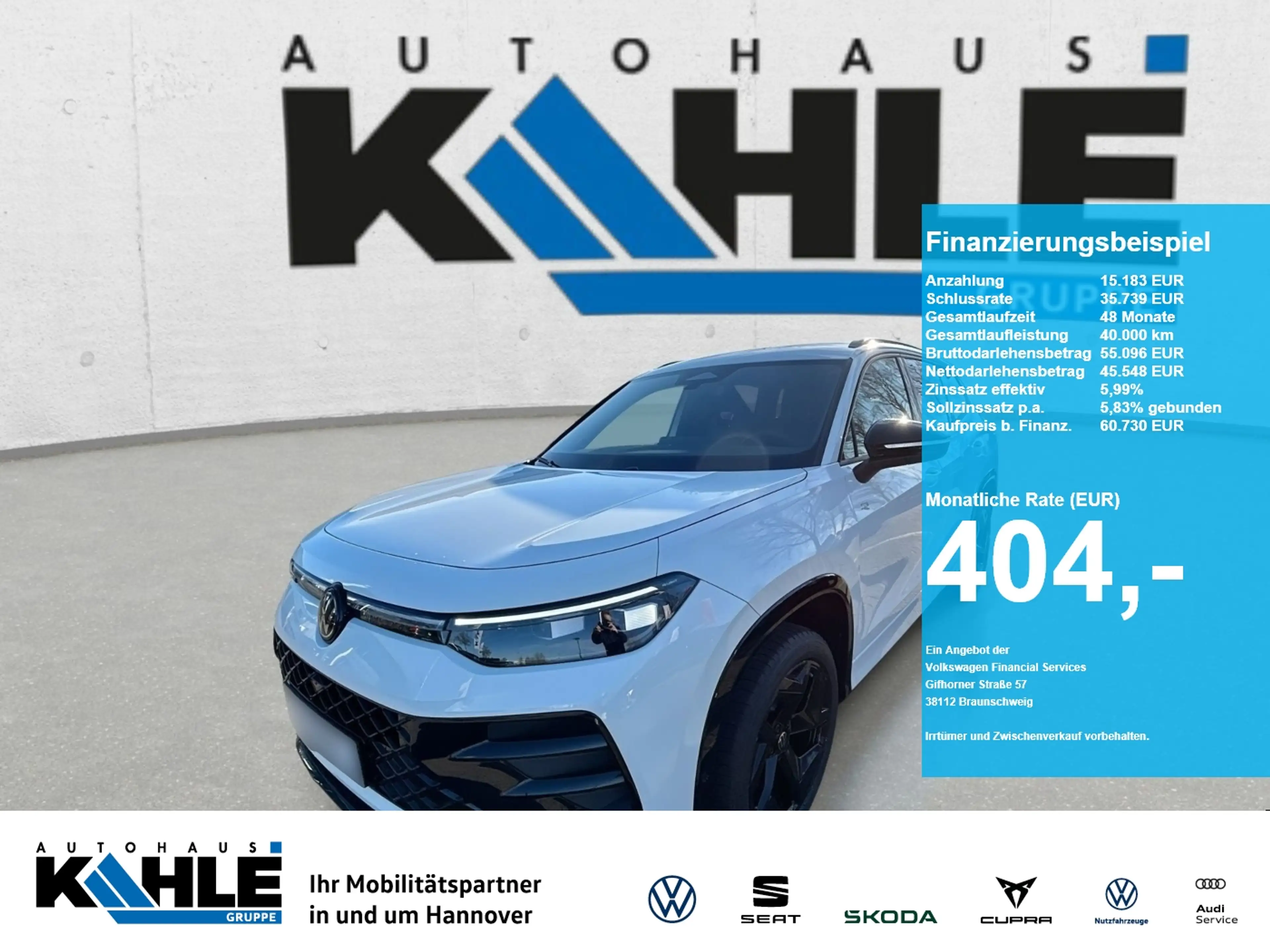 Volkswagen Tayron 2.0 TDI DSG R-Line BlackStyle AHK IQ.Light 7-Sitze
