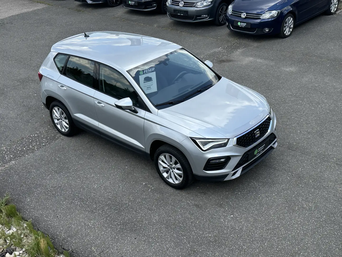 SEAT Ateca Style 1.5 TSI AHK LED NAVI ACC PDC SHZ Silber - 1