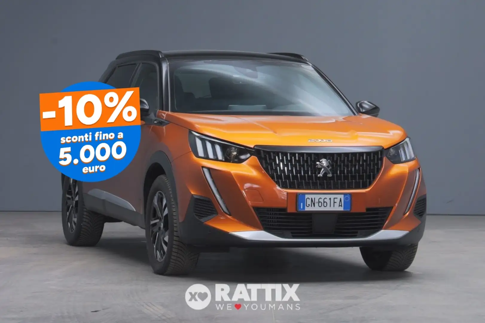 Peugeot 2008 1.5 BlueHDI 130CV GT EAT8 Orange - 1