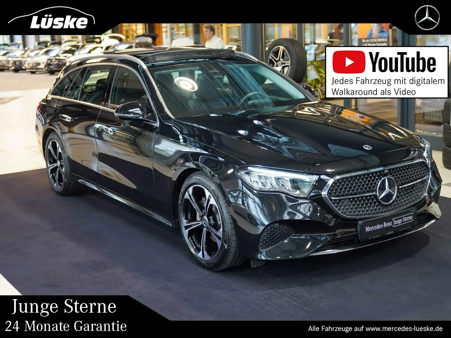 Mercedes-Benz E 220 E 220 d T AVANTGARDE DISTRONIC Panorama Anhänge Czarny - 1