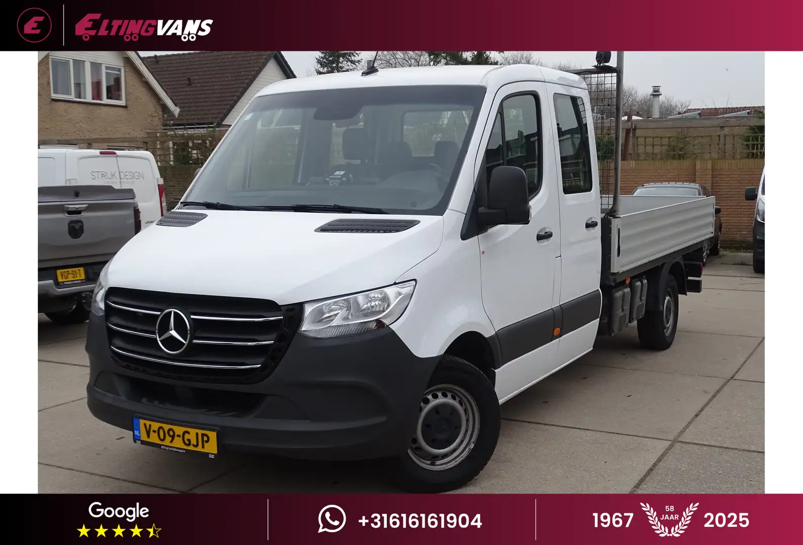 Mercedes-Benz Sprinter 314 L3H1 | 7P-DC | BPM Vrij | EURO 6 Wit - 1