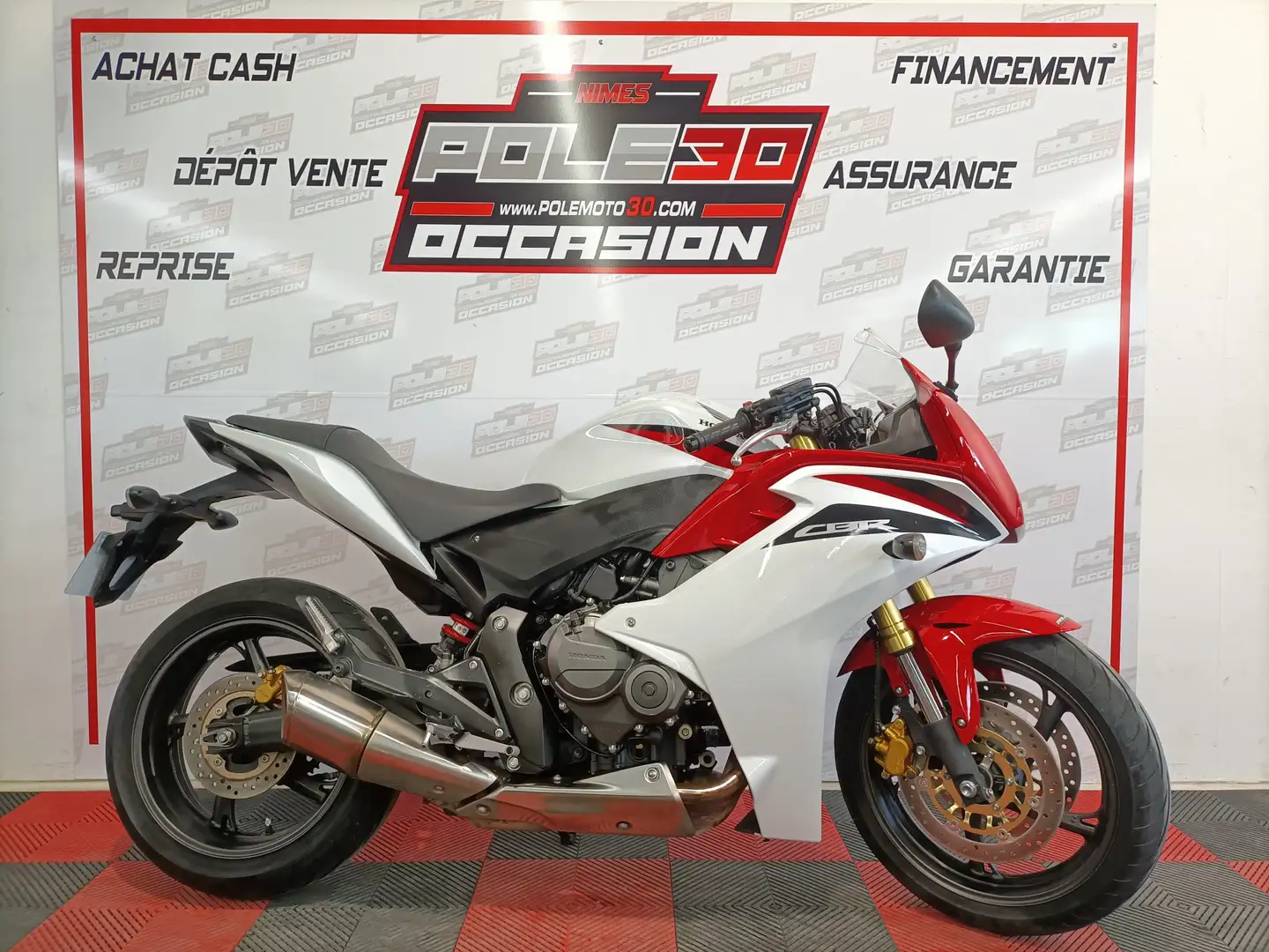 Honda CBR 600 Blanc - 1