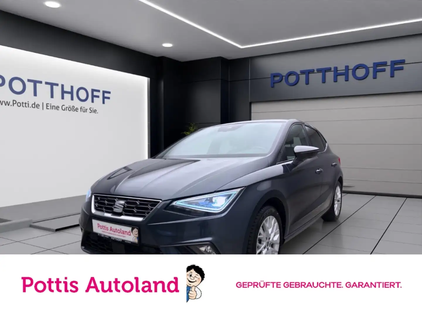SEAT Ibiza 1.0 TSI DSG FR NAVI KAMERA PDC LED Grau - 1