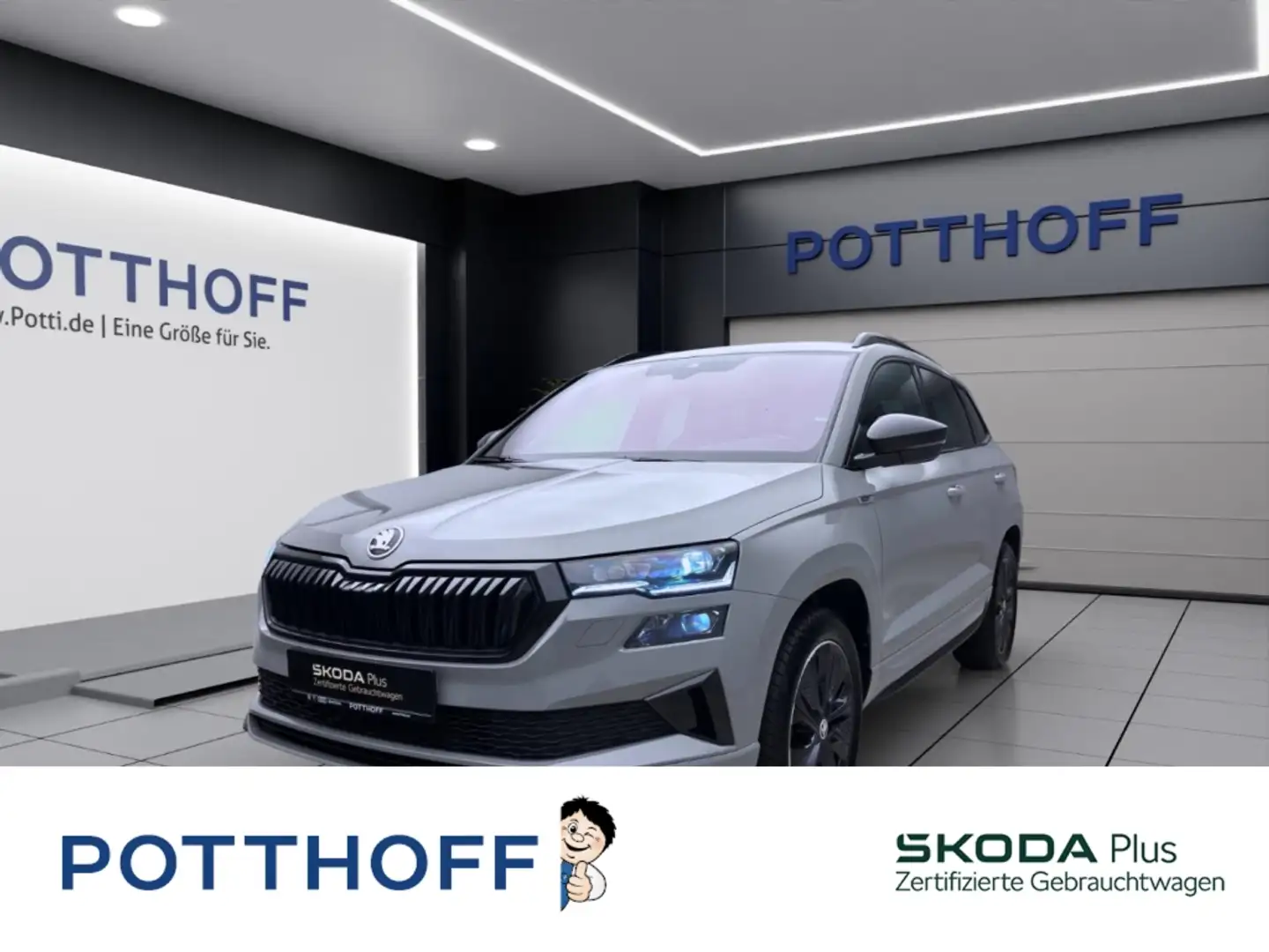 Skoda Karoq 2.0 TSI DSG 4x4 SPORTLINE MATRIX SITZHZG PDC KLIMA Grau - 1