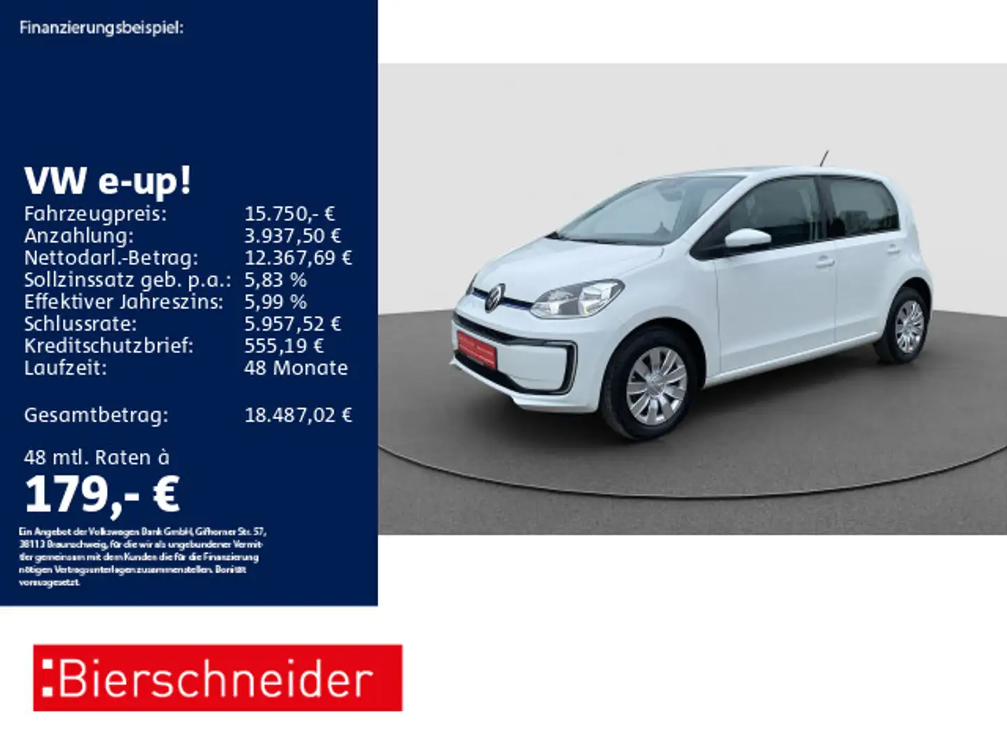 Volkswagen e-up! Move CCS SHZ PDC CAM MFL Weiß - 1