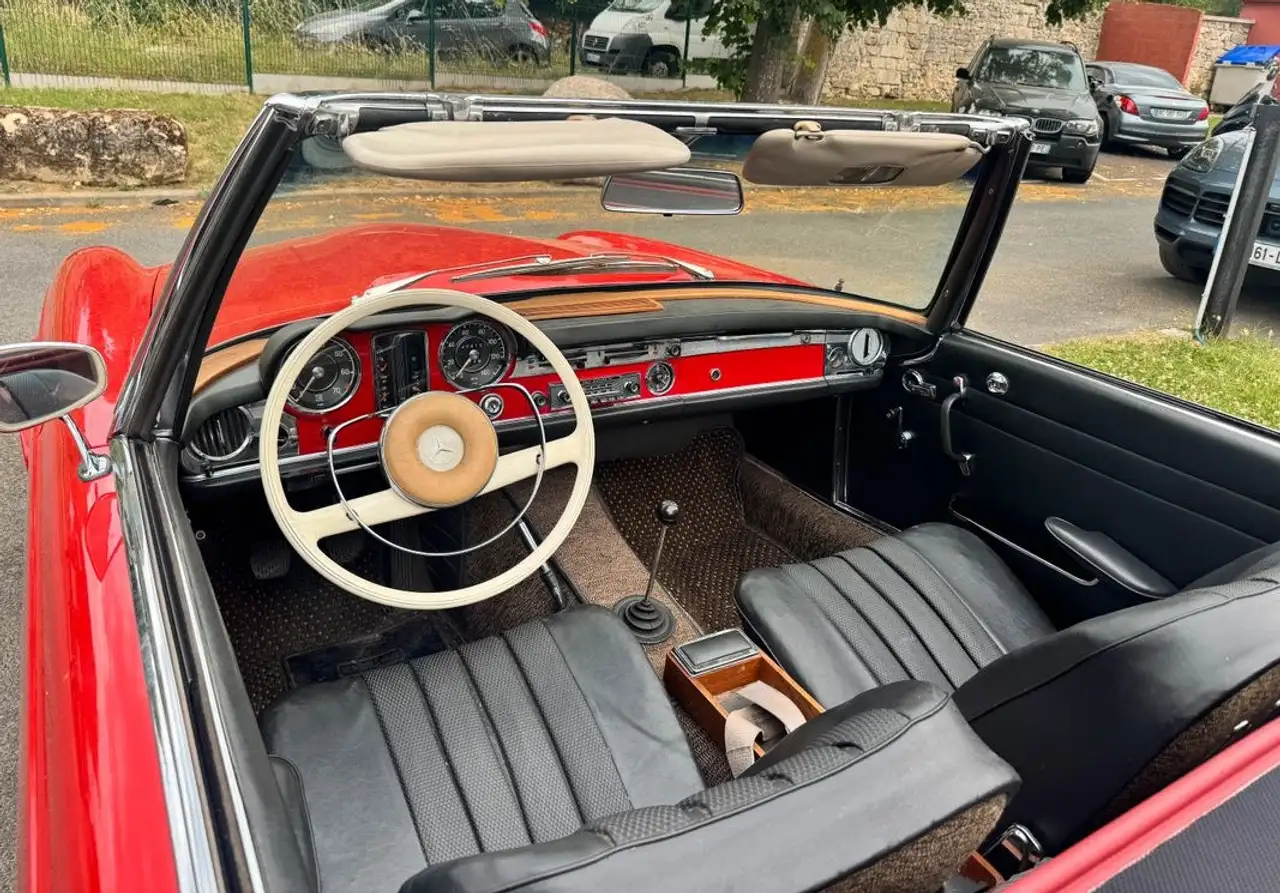 Mercedes-Benz 230 Mercedes sl pagode hard top et capote reprise, foto 11