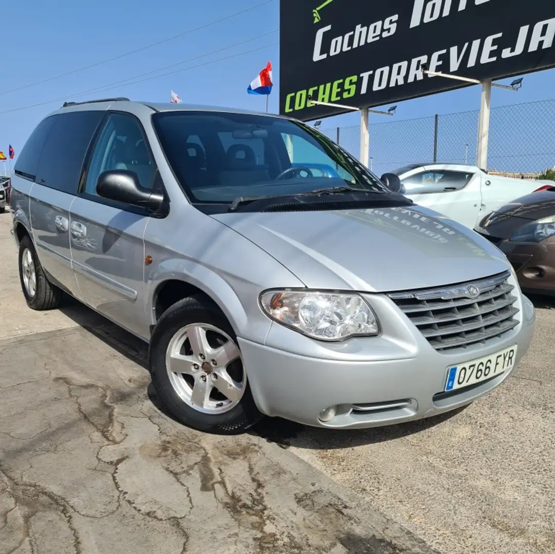 Chrysler Voyager 2.8CRD Edition Aut. Gris - 1