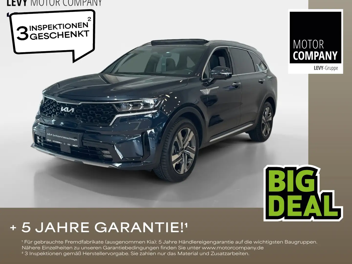 Kia Sorento 1.6 T-GDI+PHEV +Platinum+Pano+Allwetter++ Albastru - 1
