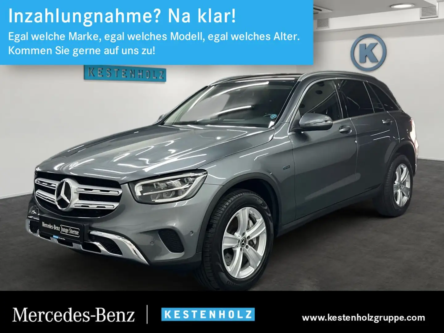 Mercedes-Benz GLC 300 e 4Matic PANO+KAMERA+THERMATIC+MIDLINE Grau - 1