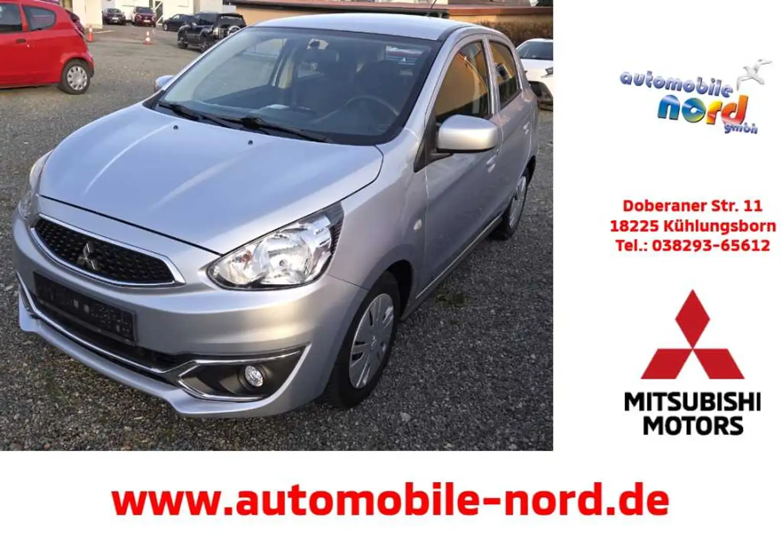 Mitsubishi Space Star Diamant 1.0 Klima, HU/AU/Insp neu Silber - 1