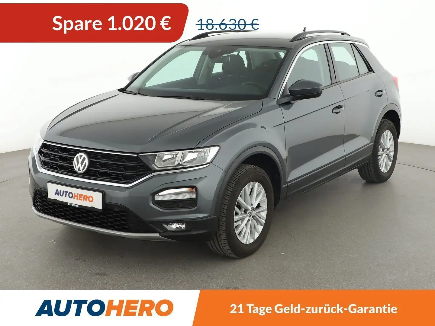 Volkswagen T-Roc 1.6 TDI Style*ACC*SPUR*PDC*SHZ*KLIMA*GARANTIE* Grau - 1