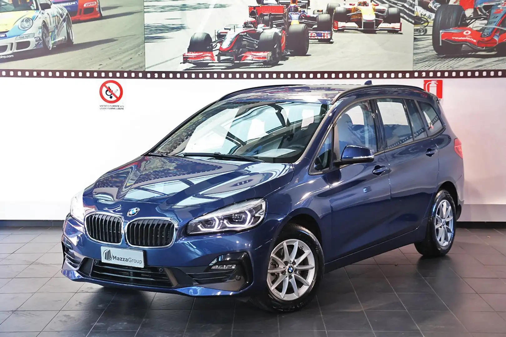 BMW 216 d Gran Tourer Business - 7 POSTI/NAVI TOUCH/LED Blu/Azzurro - 1