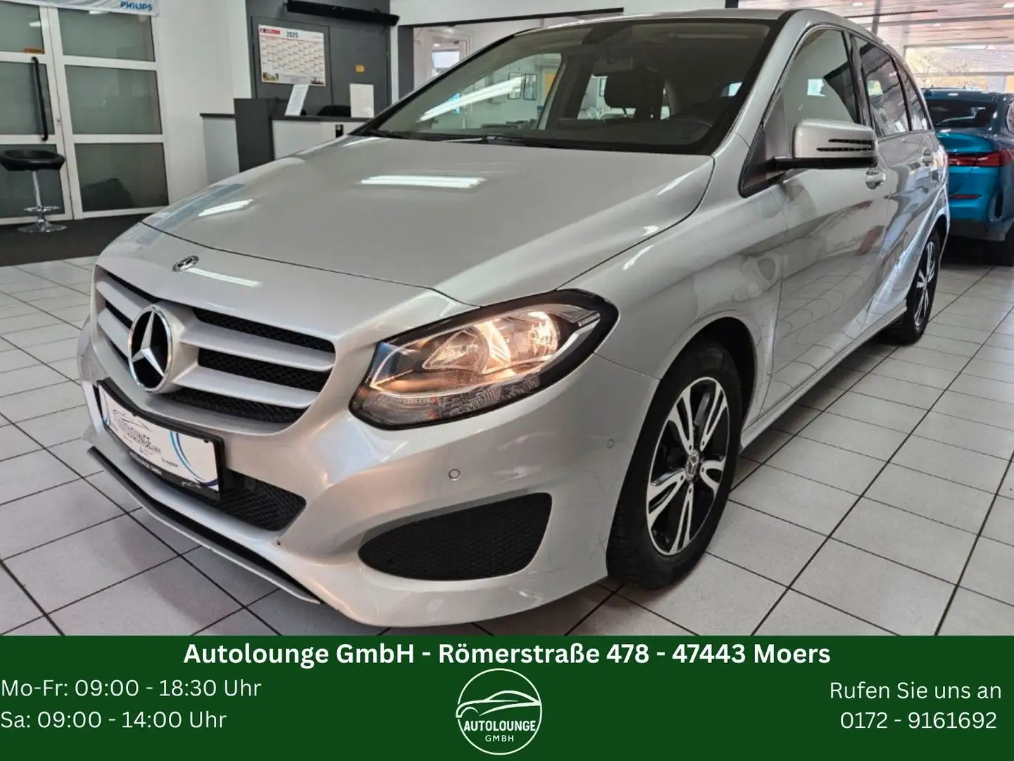 Mercedes-Benz B 180 AUT.*NAVI*SHZG*PDC*S/S*BT*TÜV NEU* Ezüst - 1