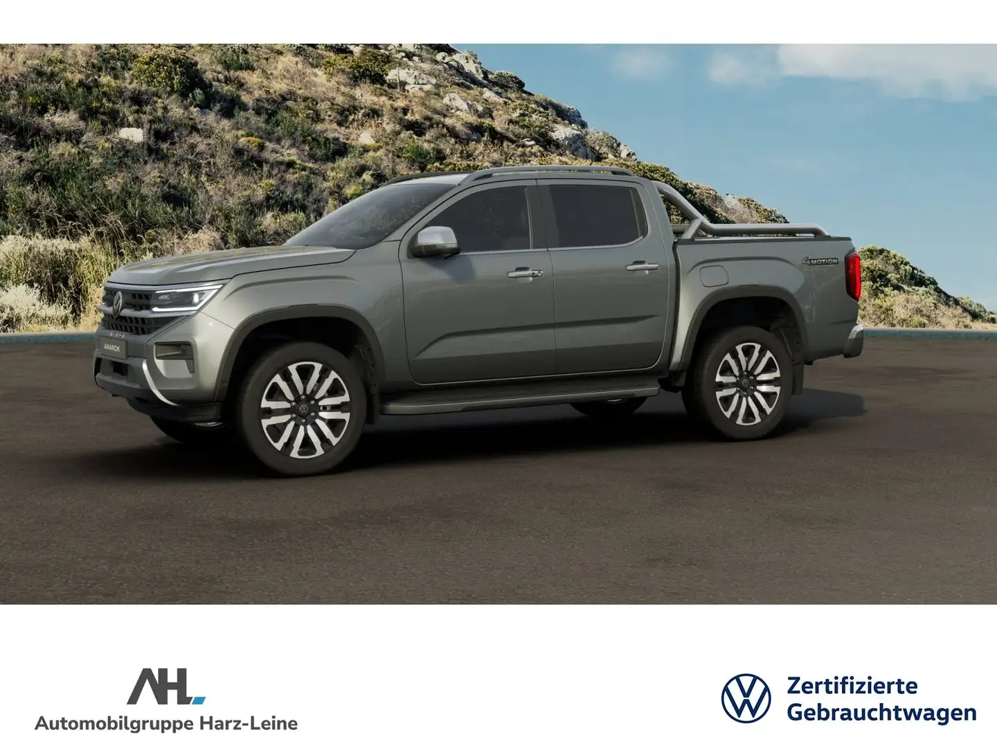 Volkswagen Amarok DoubleCab TDI 4MOTION+ALU 21''+AHK+360°KAMERA+LEDE Gris - 2