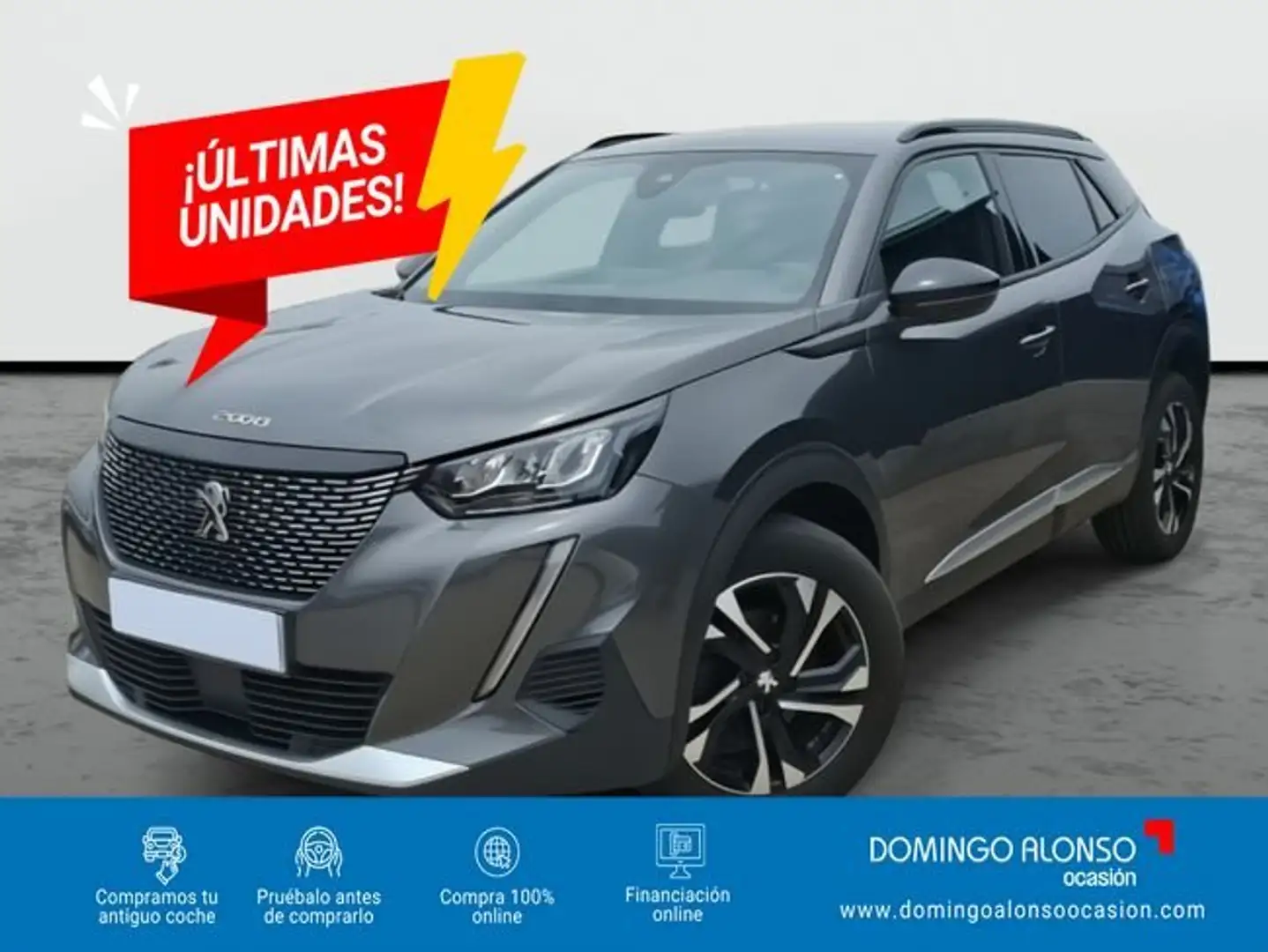 Peugeot 2008 ALLURE PURETECH 100 S&S 6 VEL. MAN Gris - 1