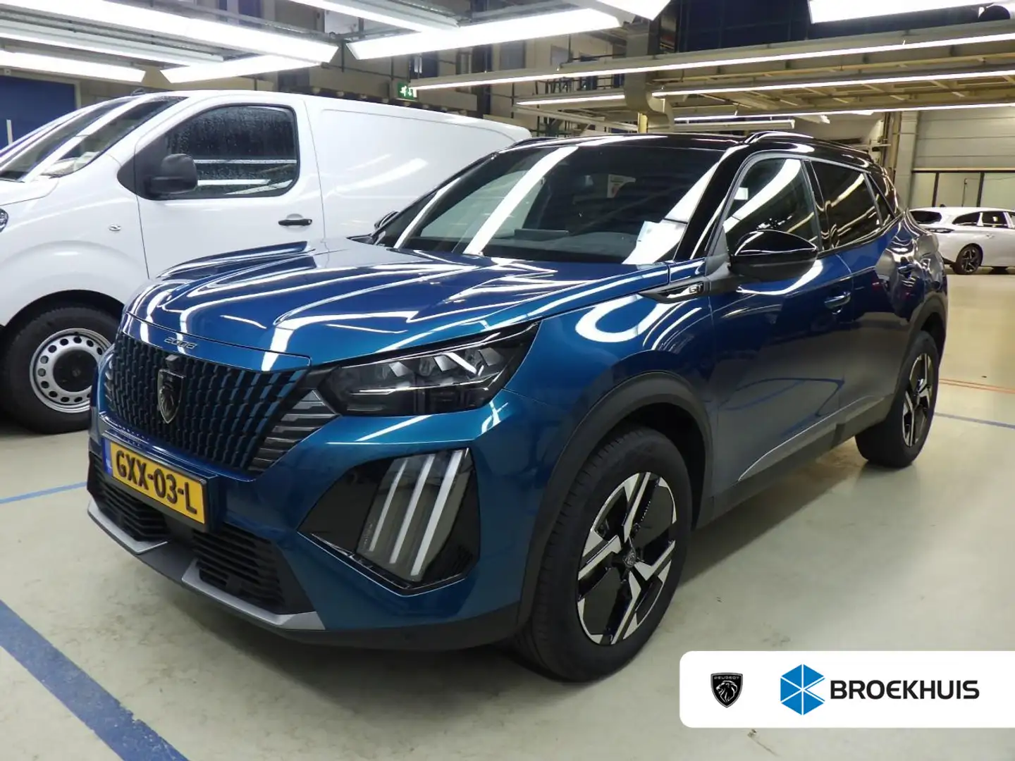 Peugeot 2008 1.2 Hybrid 136 GT | Automaat | Navigatie | Camera Blauw - 1