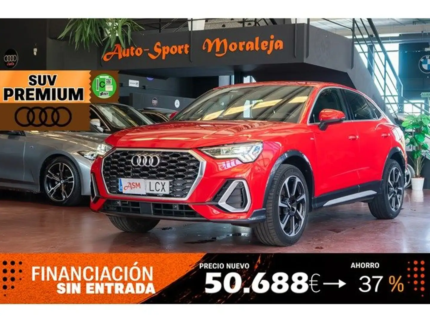 Audi Q3 Sportback 35 TDI S line S tronic Rojo - 1