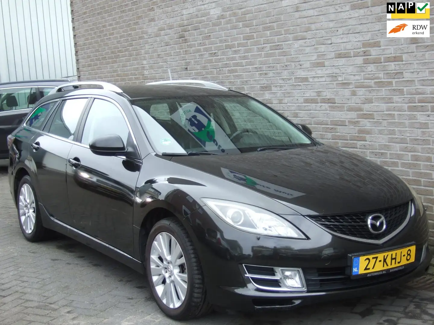 Mazda 6 Sportbreak 2.0 S-VT TS - 2e eig! - Leder - Trekhaa Noir - 1