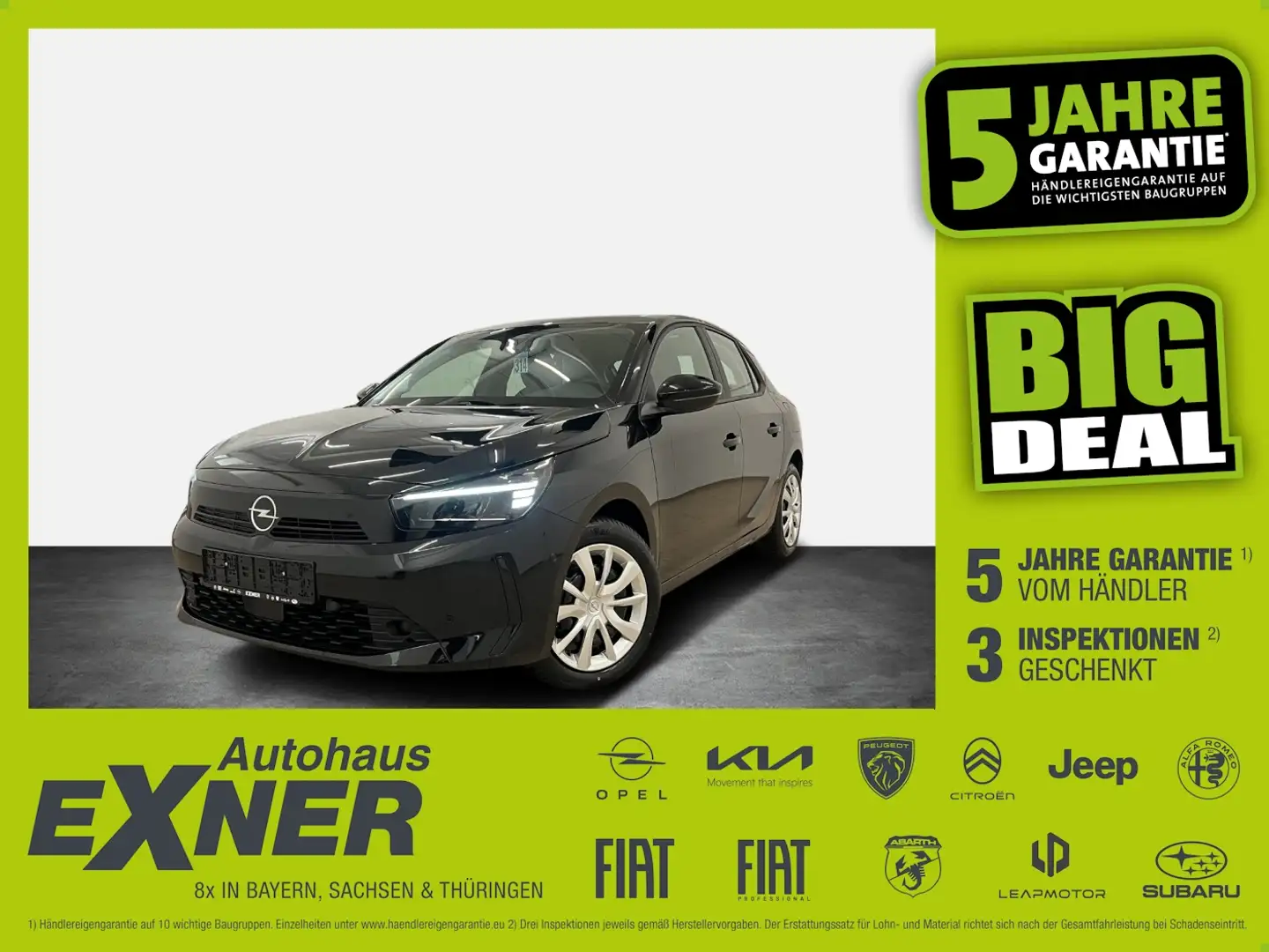 Opel Corsa F 1.2 Klimaanlage, LED, Sitzheizung Schwarz - 1