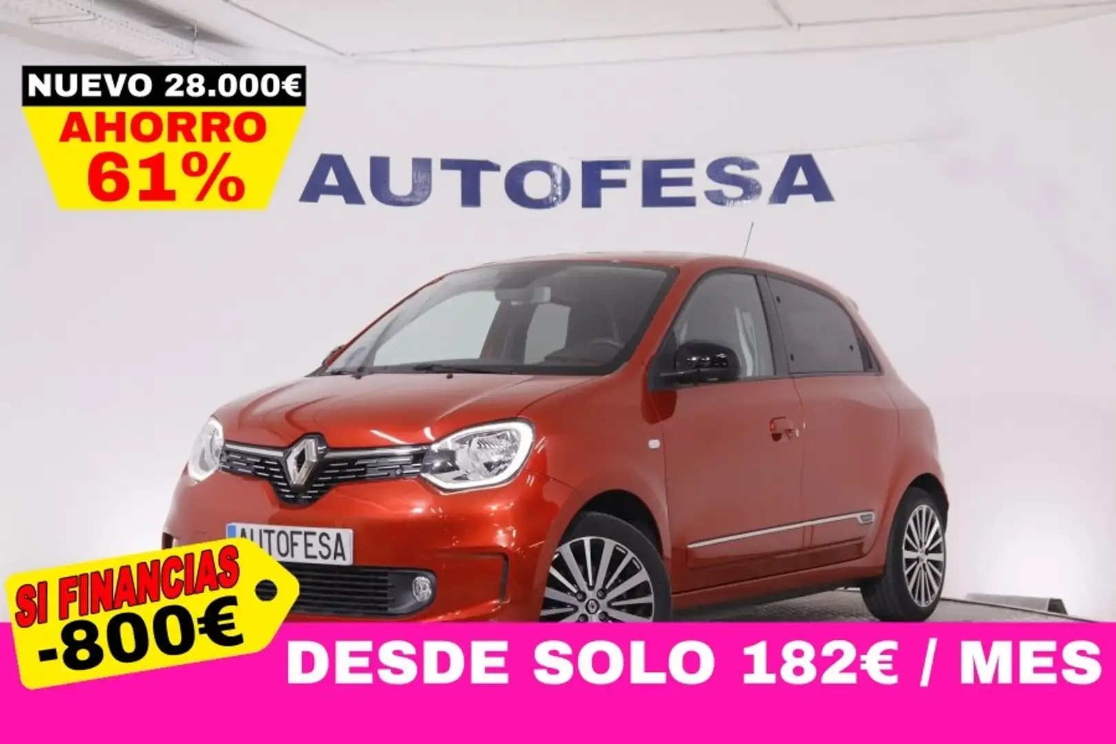 Renault Twingo ELECTRICO E-TECH TECNO AUTO 82CV 5P # NAVI,CAMARA Rojo - 1