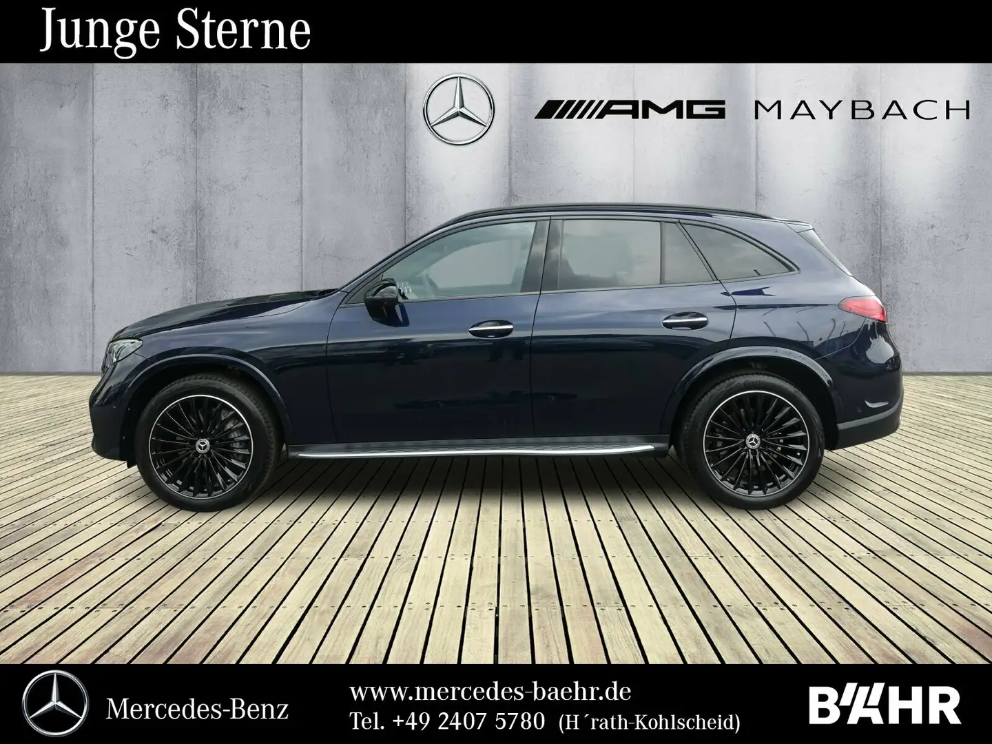 Mercedes-Benz GLC 220 GLC 220 d 4M AMG+Night/Head-Up/Pano/AHK/LMR-20" Blau - 2