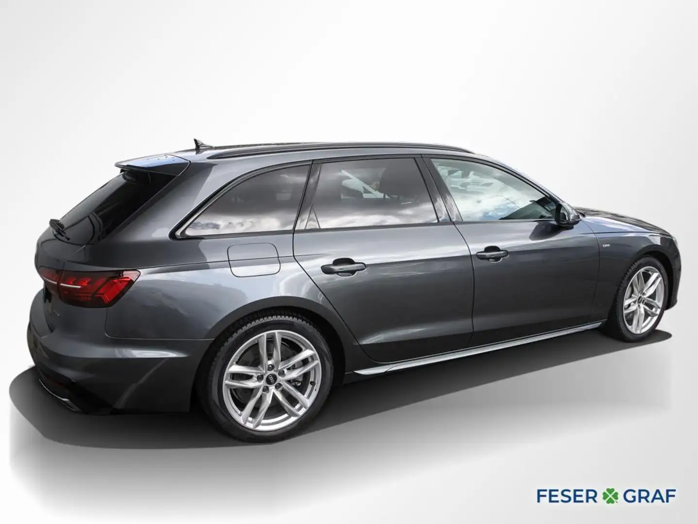 Audi A4 Av. 45 TFSI qu. 2x S line AHK LED Navi Sitzh. Gris - 2