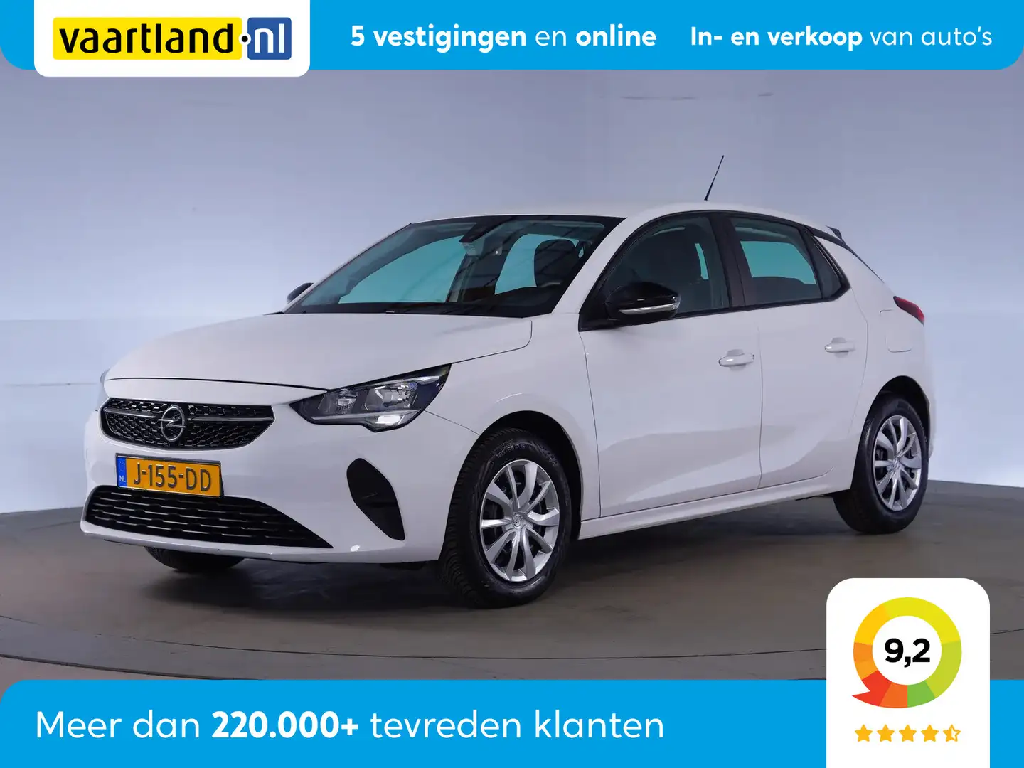 Opel Corsa 1.2 Edition 5-drs [ Airco Lane departure Cruise ] Blanc - 1