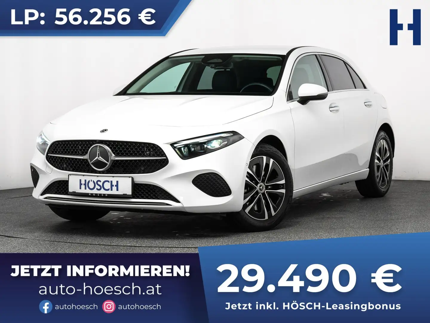 Mercedes-Benz A 250 e Progressive Plus WINTER MULTIBEAM R-KAM -45% Blanc - 1