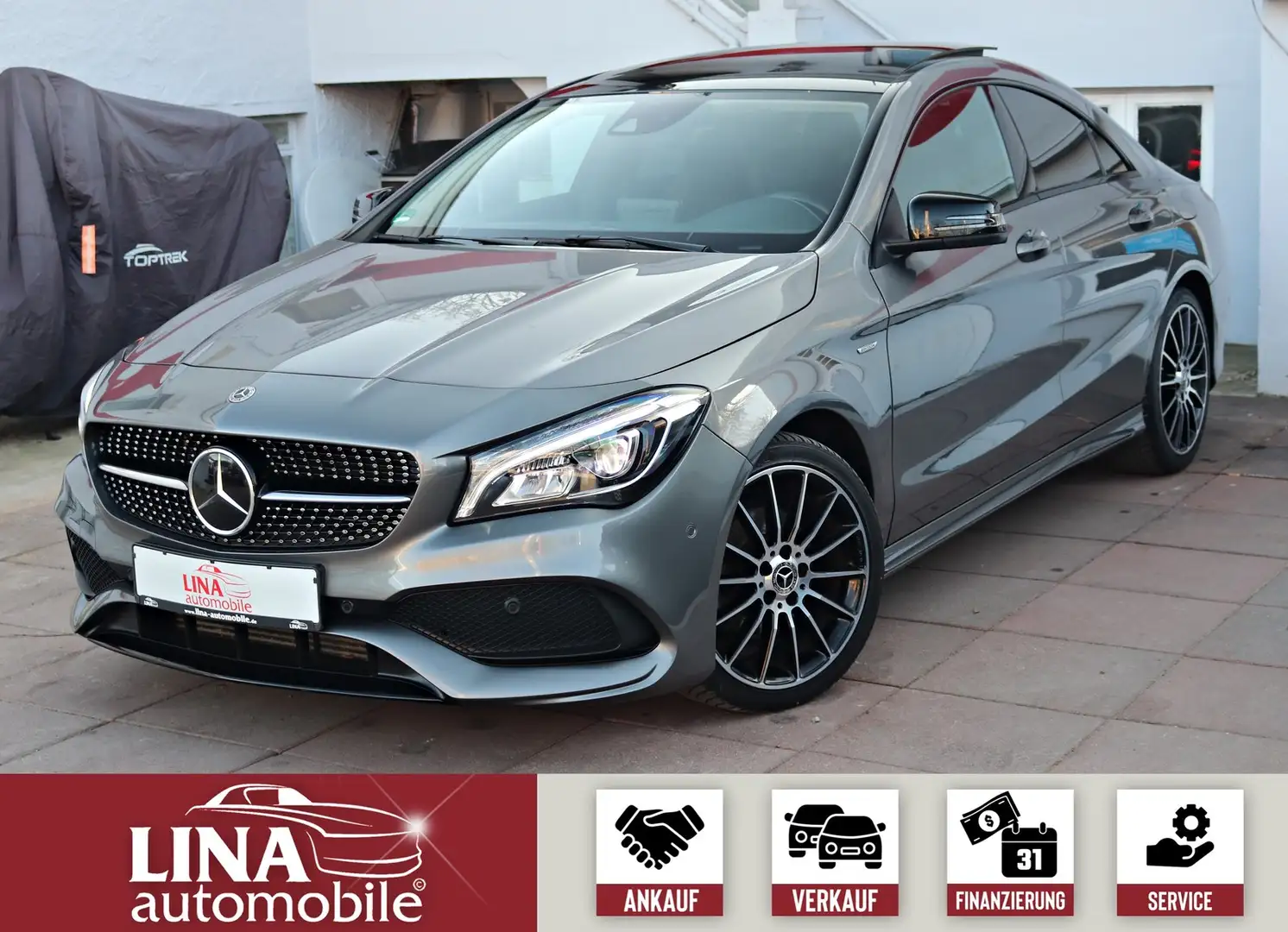 Mercedes-Benz CLA 220 d AMG EDITION PANO*ACC*Kamera*Memory*H&K* Gris - 1