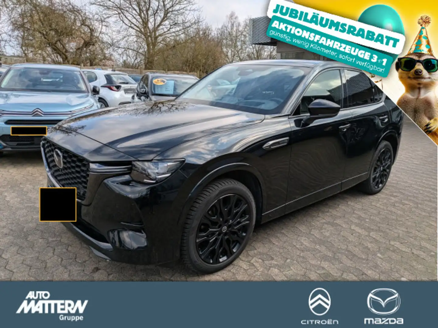 Mazda CX-60 Homura NAVI|SHZ|Leder|LED|CarPlay|PDC|1.Hd Noir - 1