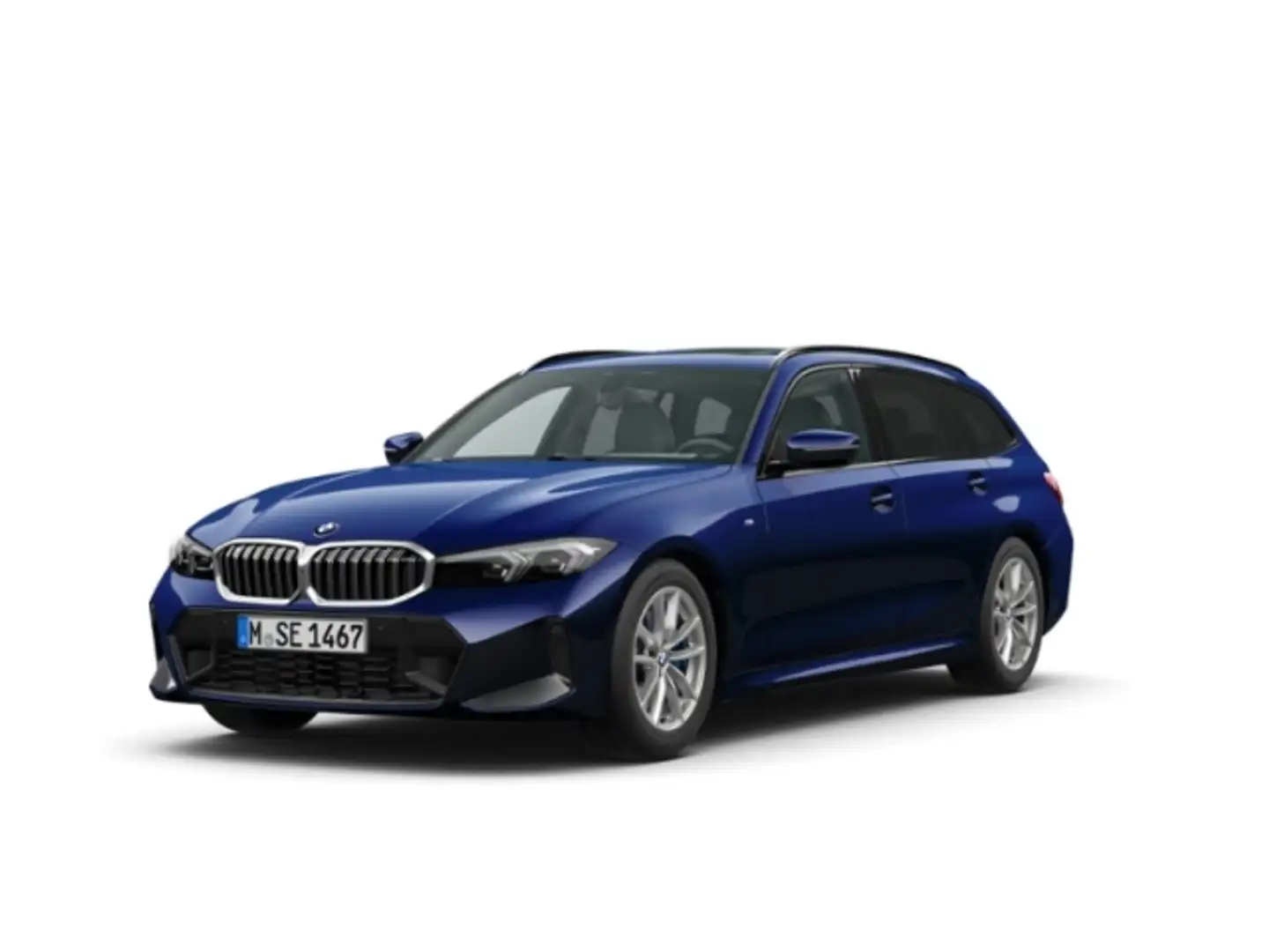 BMW 330 d xDrive Touring M Sport HUD Pano ACC AHK Blau - 1