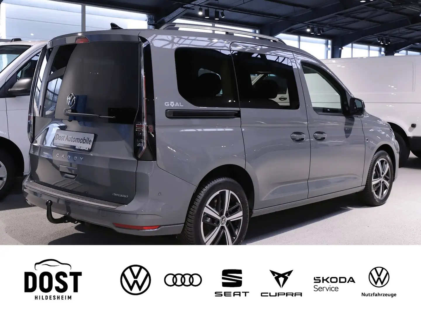 Volkswagen Caddy Life 1,5 l eHybrid DSG Goal LED+AHK+GJR Grau - 2