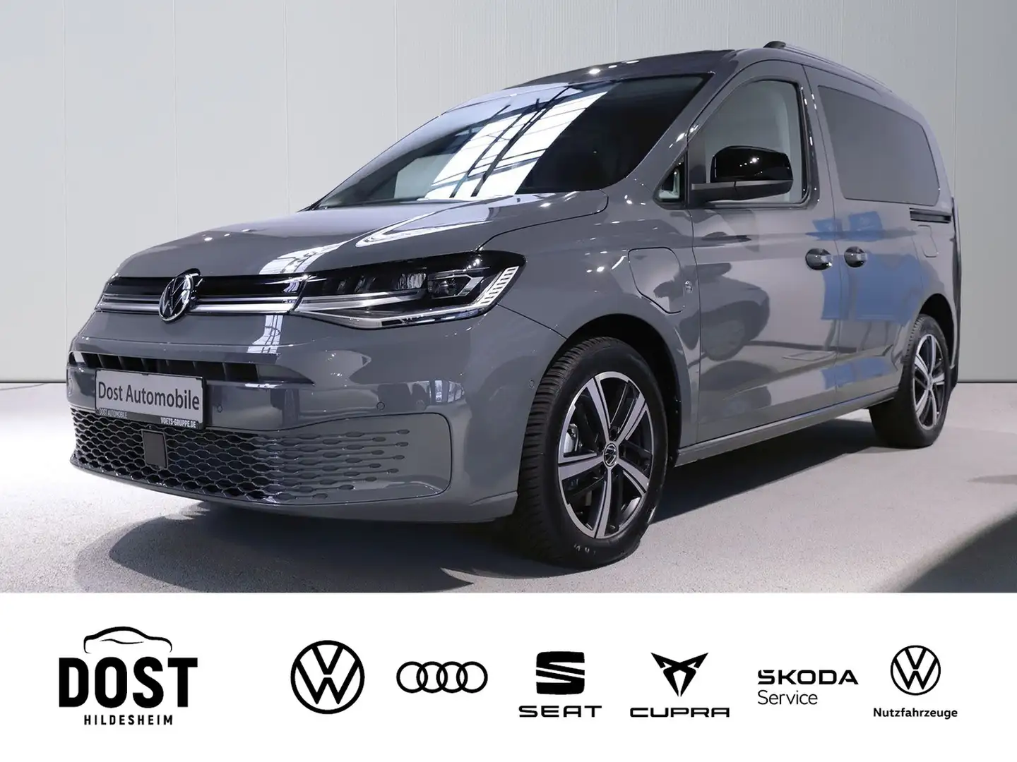 Volkswagen Caddy Life 1,5 l eHybrid DSG Goal LED+AHK+GJR Grau - 1