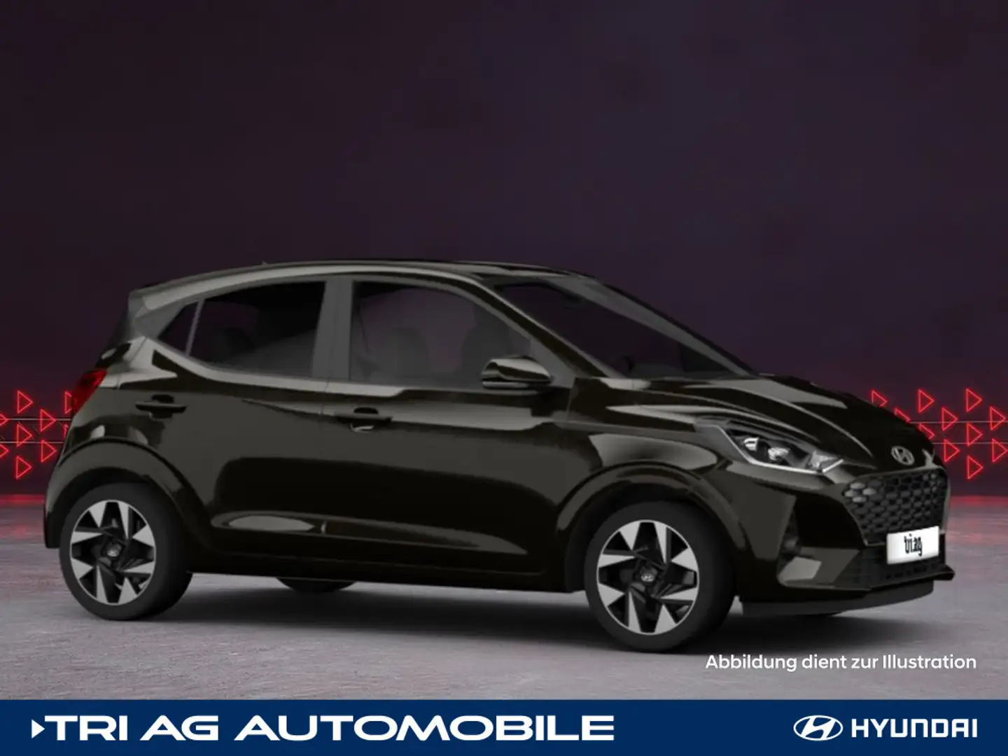 Hyundai i10 Trend (MY25) Automatik Navi Sitzheizung Einp Zwart - 2