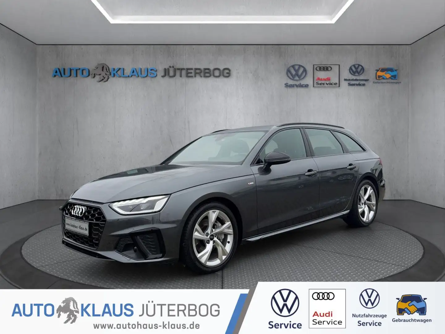 Audi A4 Avant 40 2.0 TDI S line+LED+Navi+virt.Cockpit Grau - 1