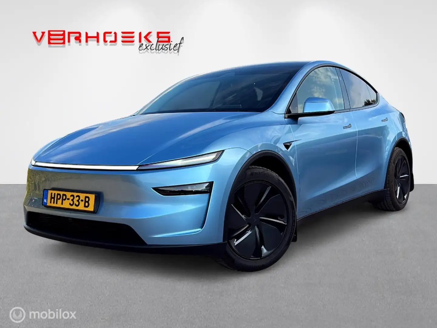 Tesla Model Y RWD in Glacier Blue – 4.500 km, trekhaak Azul - 2