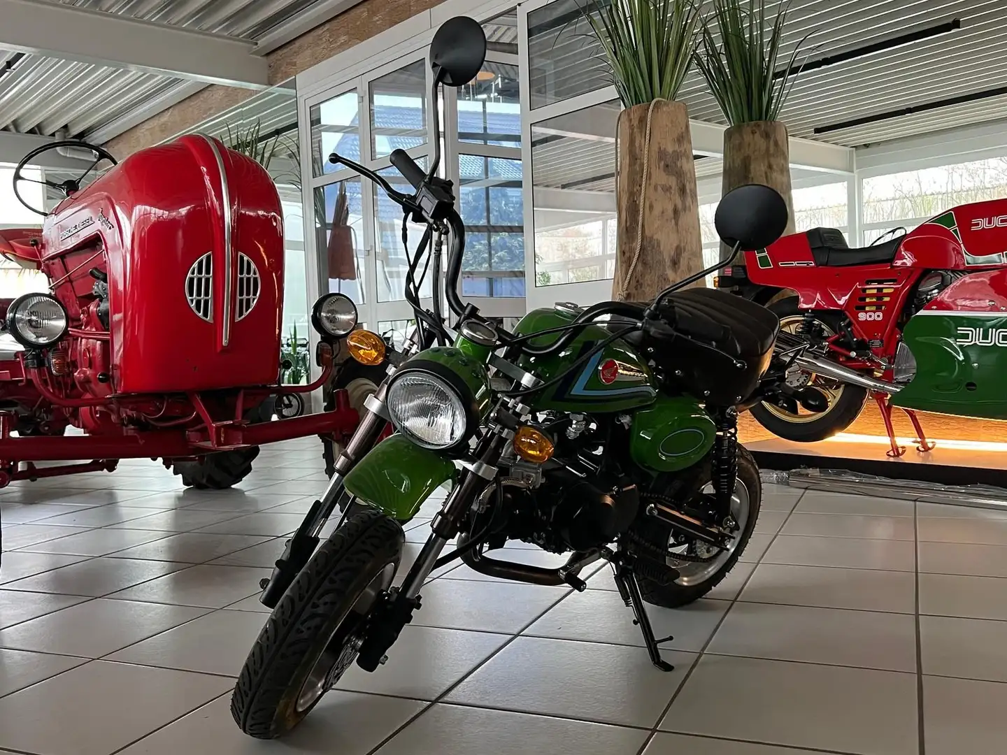 Honda Monkey 125 Dax Replica*Sportauspuff* Zelená - 2