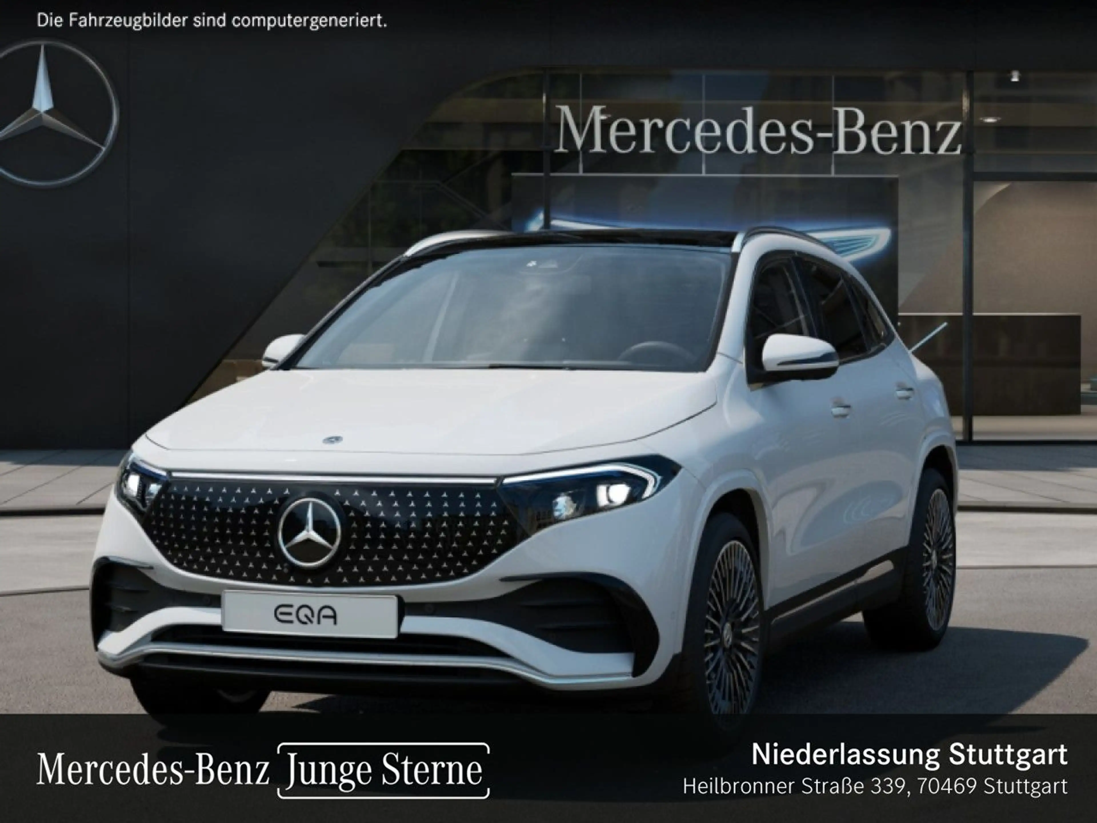 Mercedes-Benz EQA 250 AMG+20"+PREMIUM+PANO+360+MEMORY+BURMESTER — photo 2