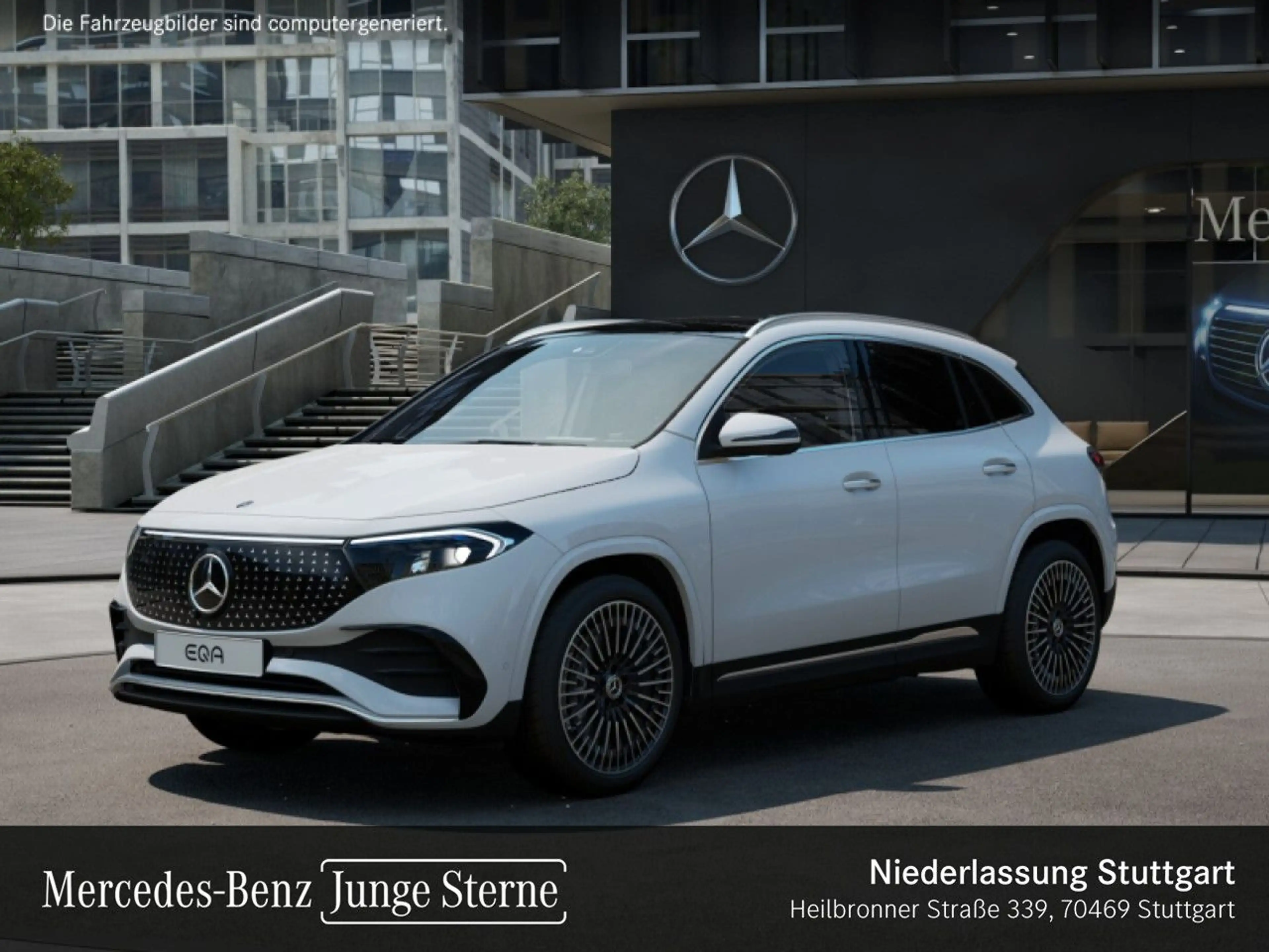 Mercedes-Benz EQA 250 AMG+20"+PREMIUM+PANO+360+MEMORY+BURMESTER — photo 14