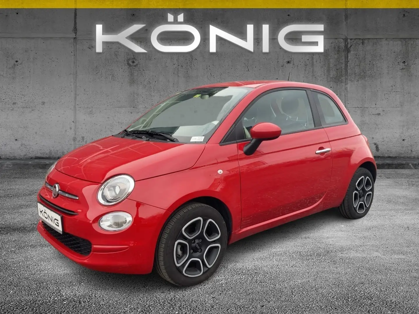 Fiat 500 1.0 CLUB Klima*Tempomat*Apple CarPlay Rot - 1