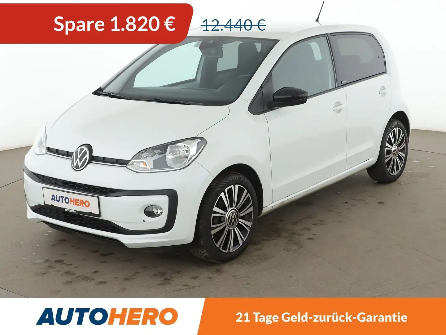 Volkswagen up! 1.0 Active*LANE*SHZ*KLIMA*ALU*GARANTIE* Білий - 1