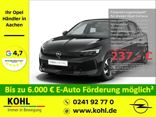 Opel Corsa-e F Edition 50kWh 136PS Wärmepumpe OBC Allwetterreif