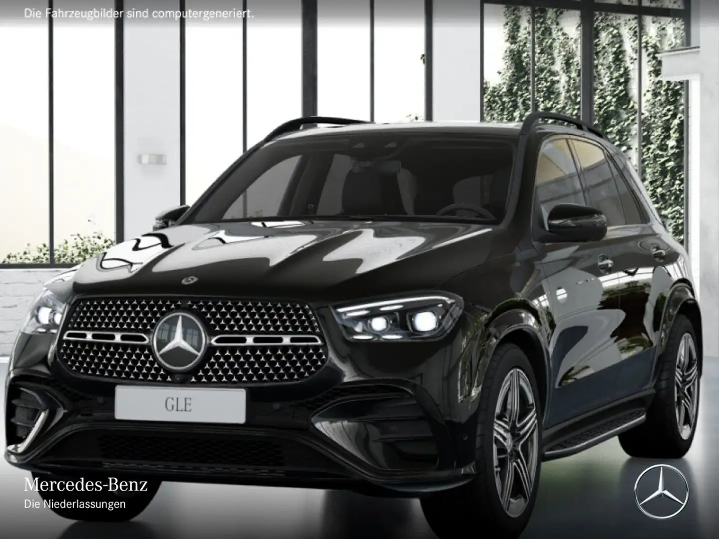 Mercedes-Benz GLE 450 4M AMG+NIGHT+PANO+360+AHK+MULTIBEAM+SPUR Noir - 2