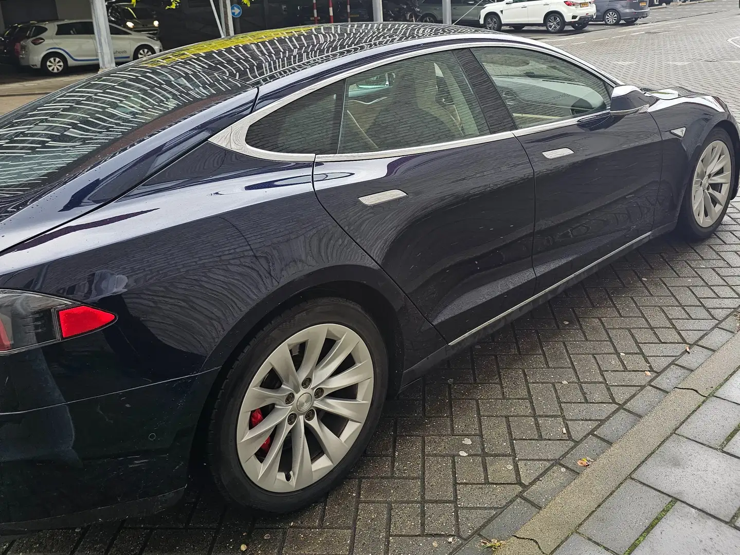 Tesla Model S Model S P85 Performance Niebieski - 1