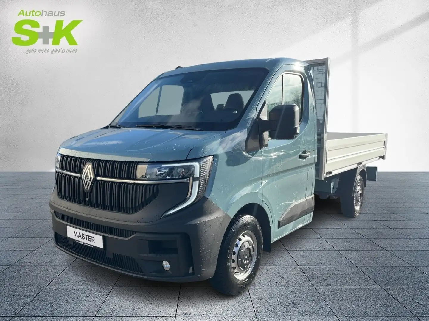 Renault Master FWD Fgst. Pritsche Eka L2H1 3,5t dci130 Grün - 1