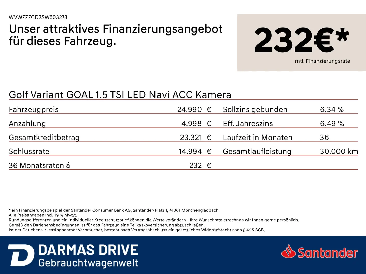 Volkswagen Golf Golf Variant GOAL 1.5 TSI LED Navi ACC Kamera Weiß - 2