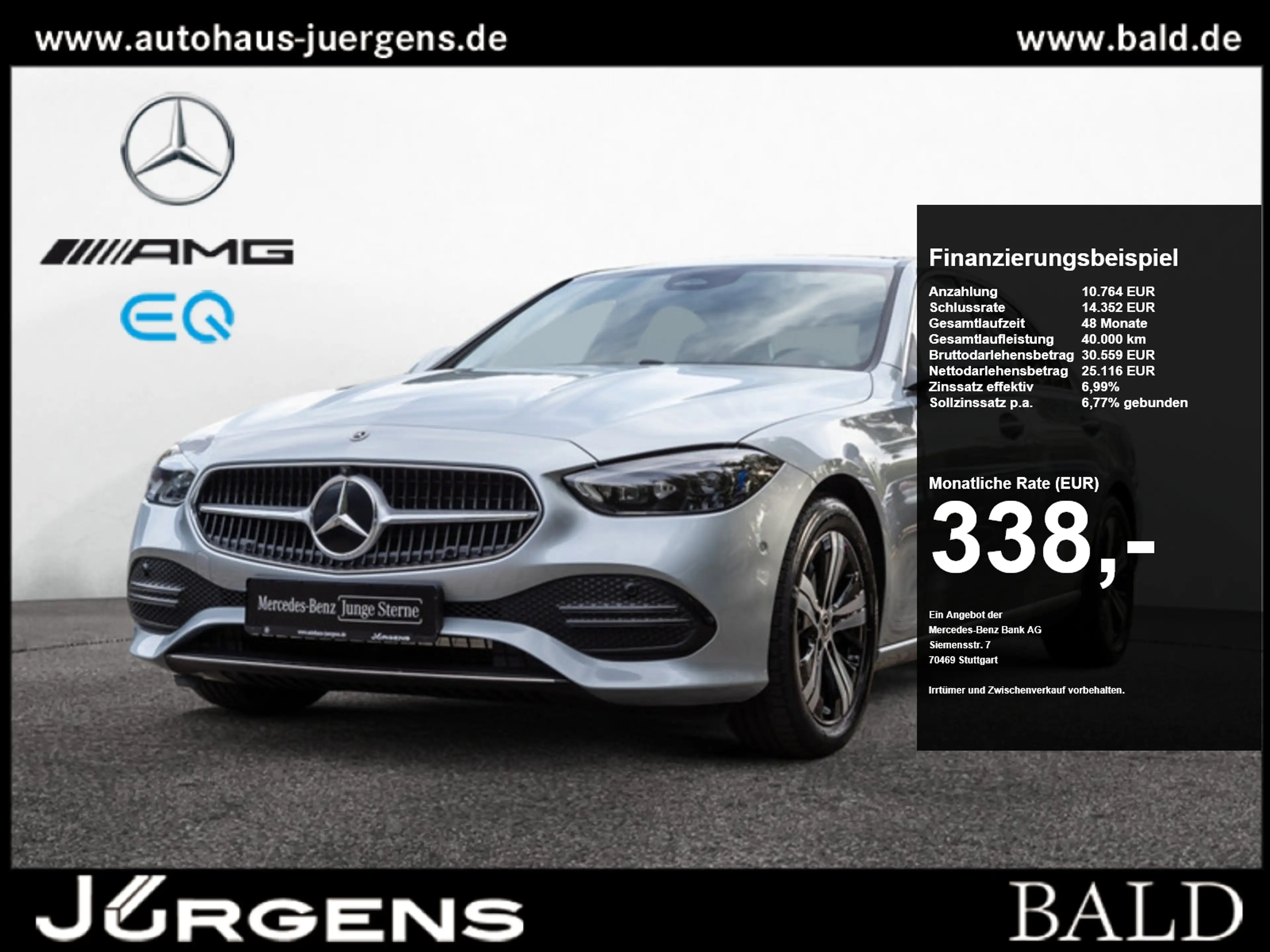 Mercedes-Benz C 220 d Avantgarde/DIGITAL/360/Totw/SHZ/Ambiente