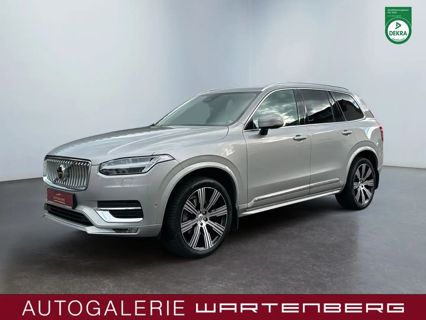 Volvo XC90 Plus Bright AWD/GARANTIE/PANO/AHK/360°/STHZ Argent - 1
