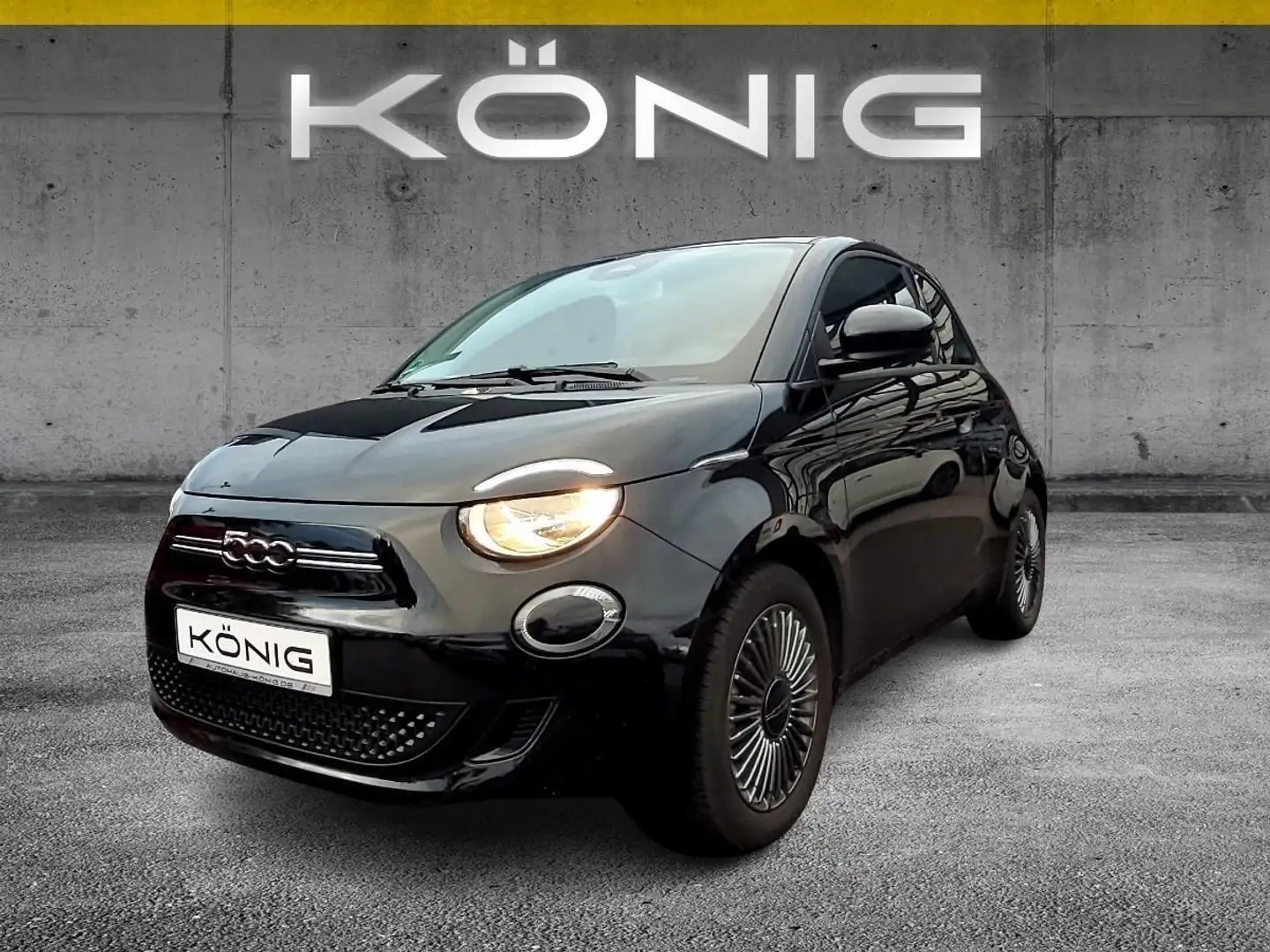 Fiat 500e Icon Tempomat*Klimaautomatik*CarPlay Schwarz - 1