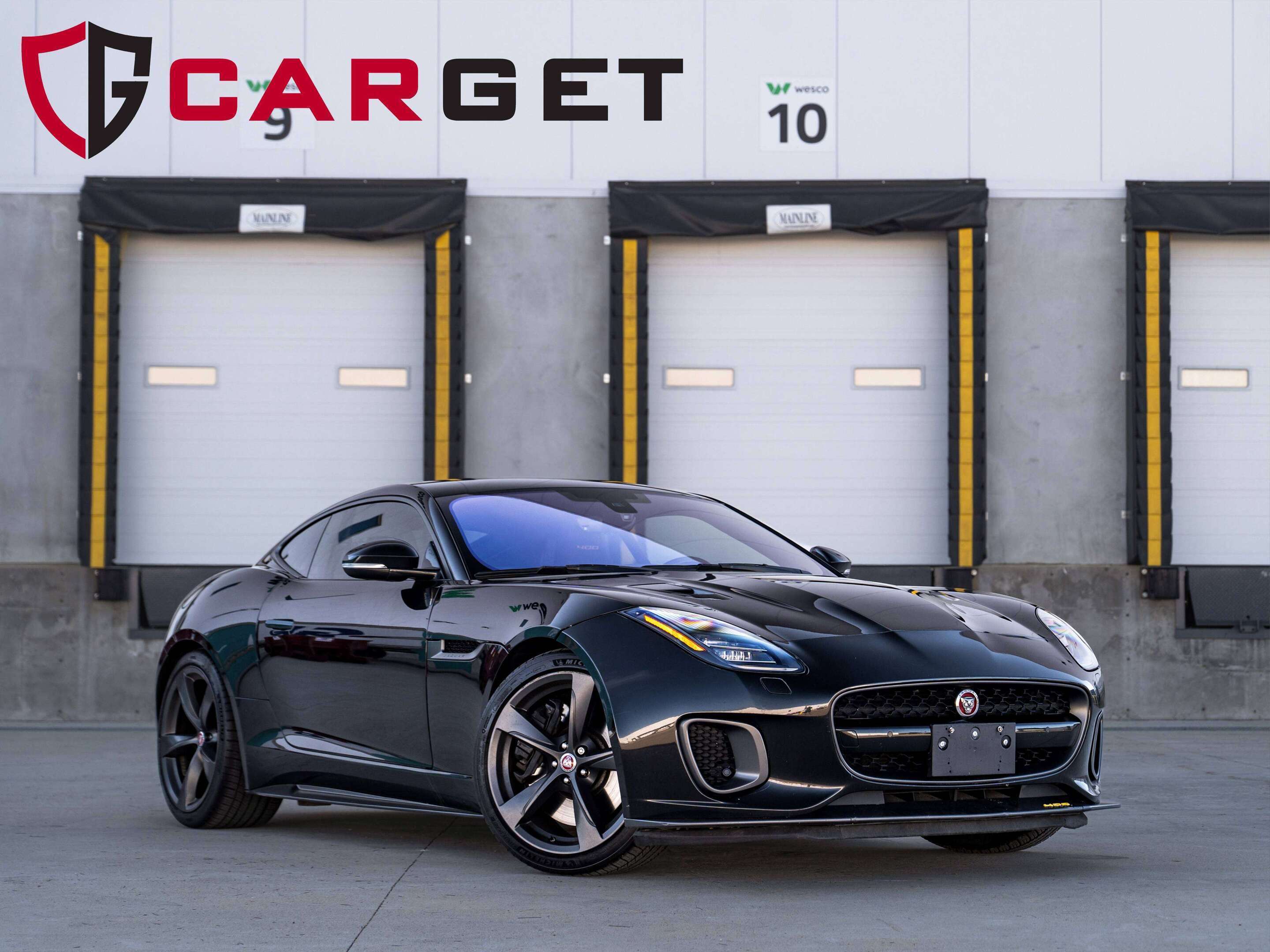 Black 2018 Jaguar F-TYPE Coupe All-Wheel Drive 8-Speed Automatic